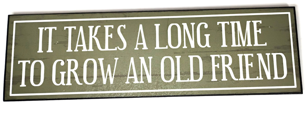Modern Farmhouse Plaque Sign It Takes A Long Time Country Cottagecore Decor